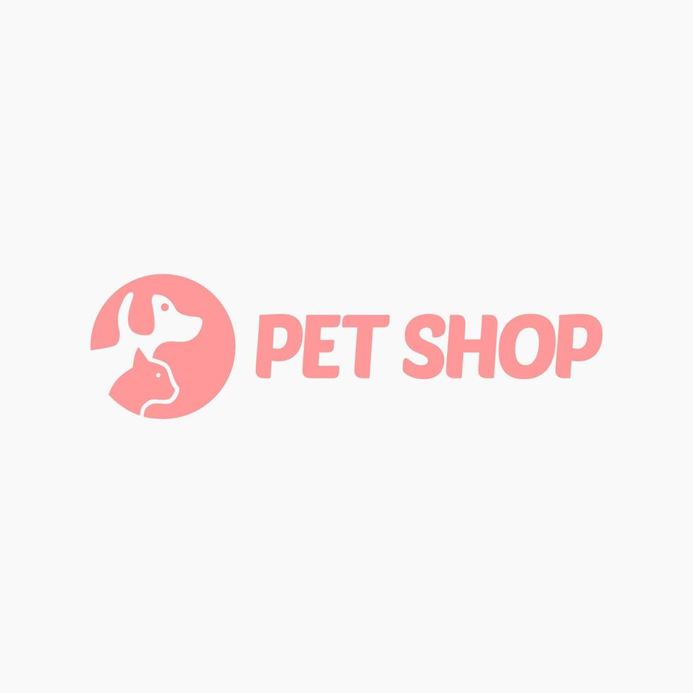 coloré animaux domestiques chien chat icône autocollant vecteur