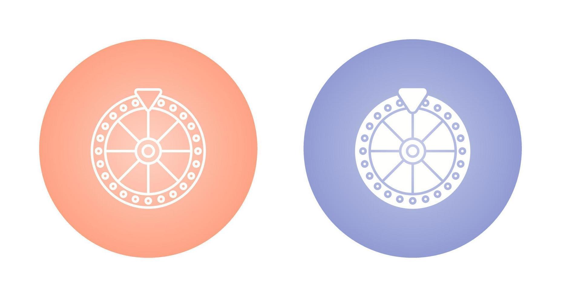 icône de vecteur de roue de fortune