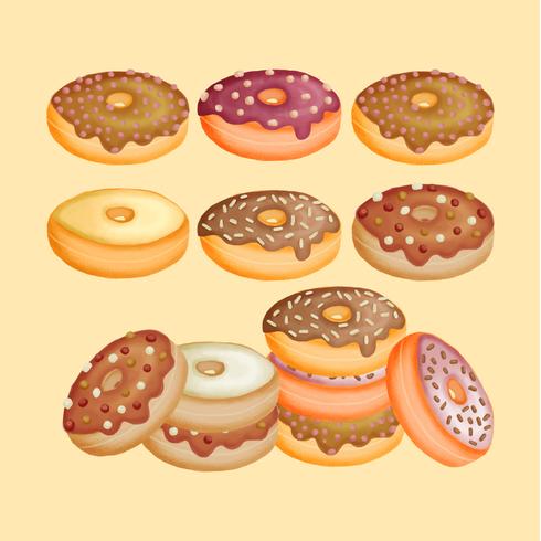 Illustration de Donuts de vecteur