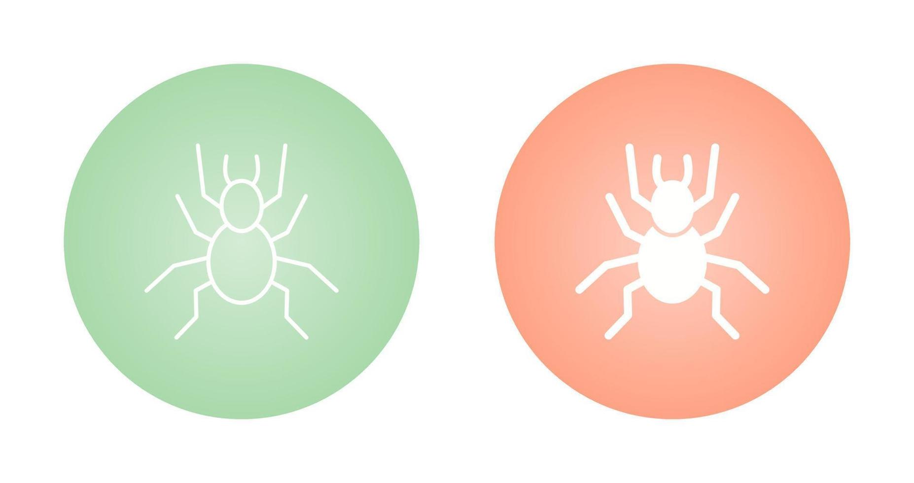 icône de vecteur d'araignée