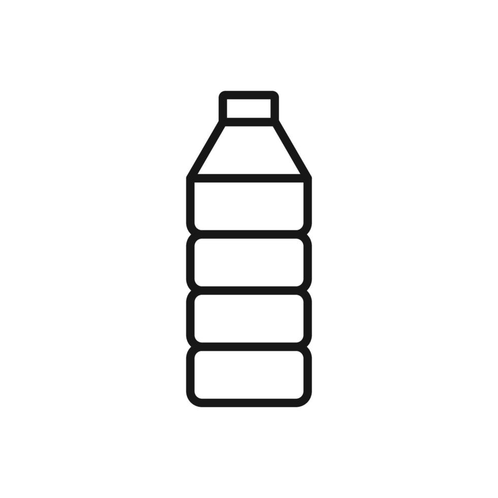 modifiable icône de Plastique bouteille, vecteur illustration isolé sur blanc Contexte. en utilisant pour présentation, site Internet ou mobile app