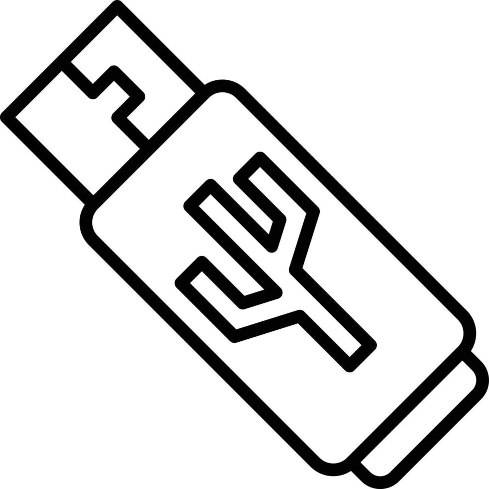 vecteur conception USB conduire icône style