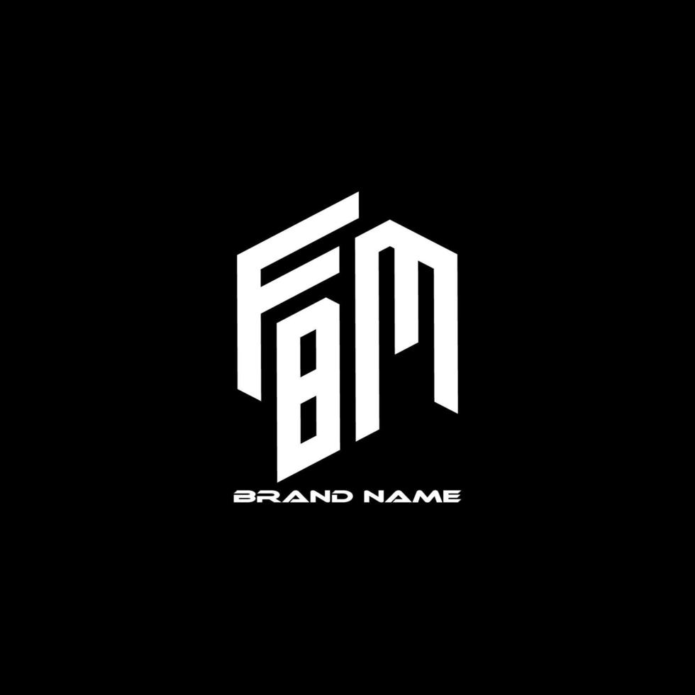 FBM monogramme logo vecteur