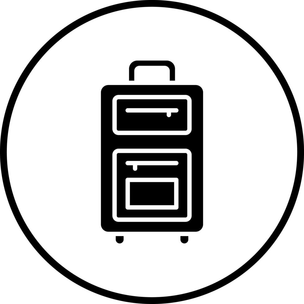 vecteur conception bagage vecteur icône style