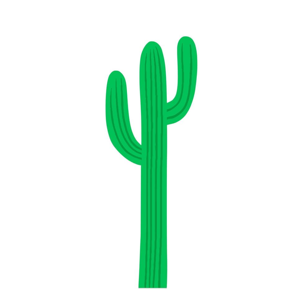 icône de vecteur de cactus. signe d'illustration de cactus. symbole ou logo du désert.