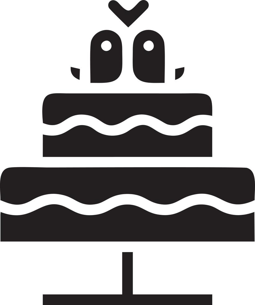 gâteau icône symbole vecteur image. illustration de le boulangerie anniversaire isolé conception image. eps dix