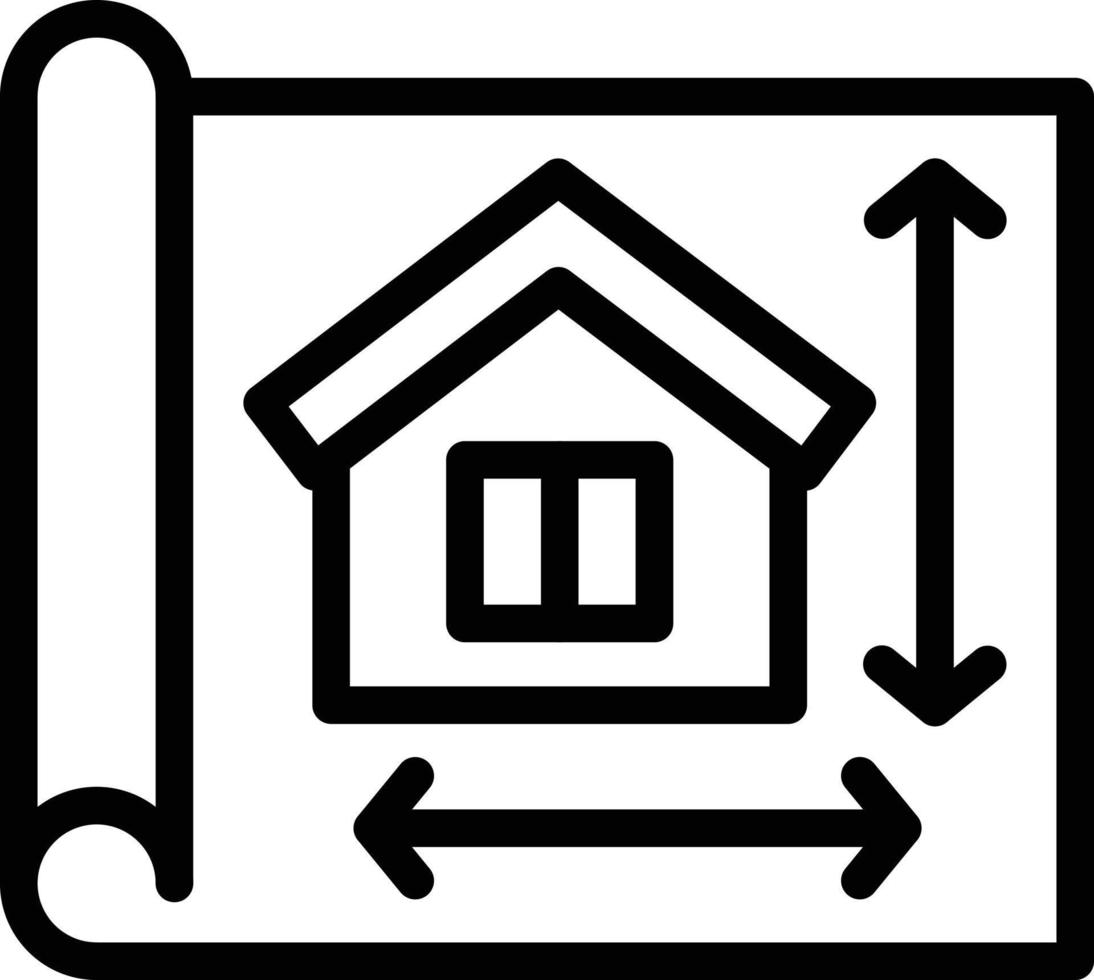 vecteur conception plan icône style