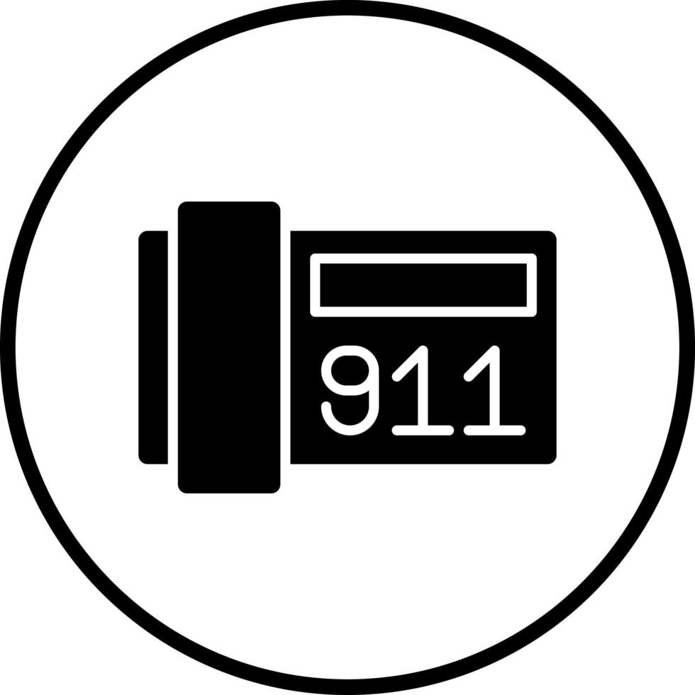 911 vecteur icône style