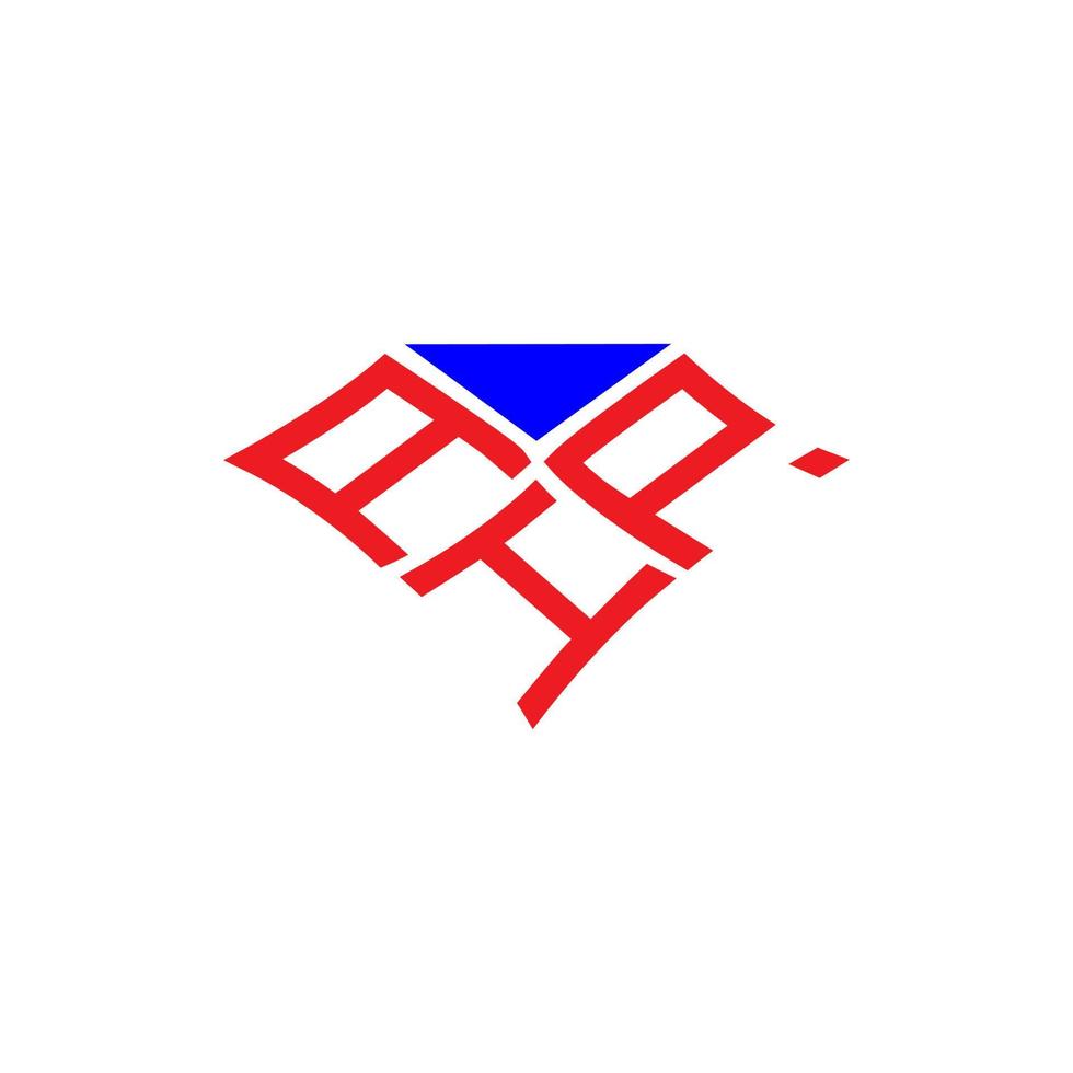 conception créative du logo de lettre aip avec graphique vectoriel, logo aip simple et moderne. vecteur