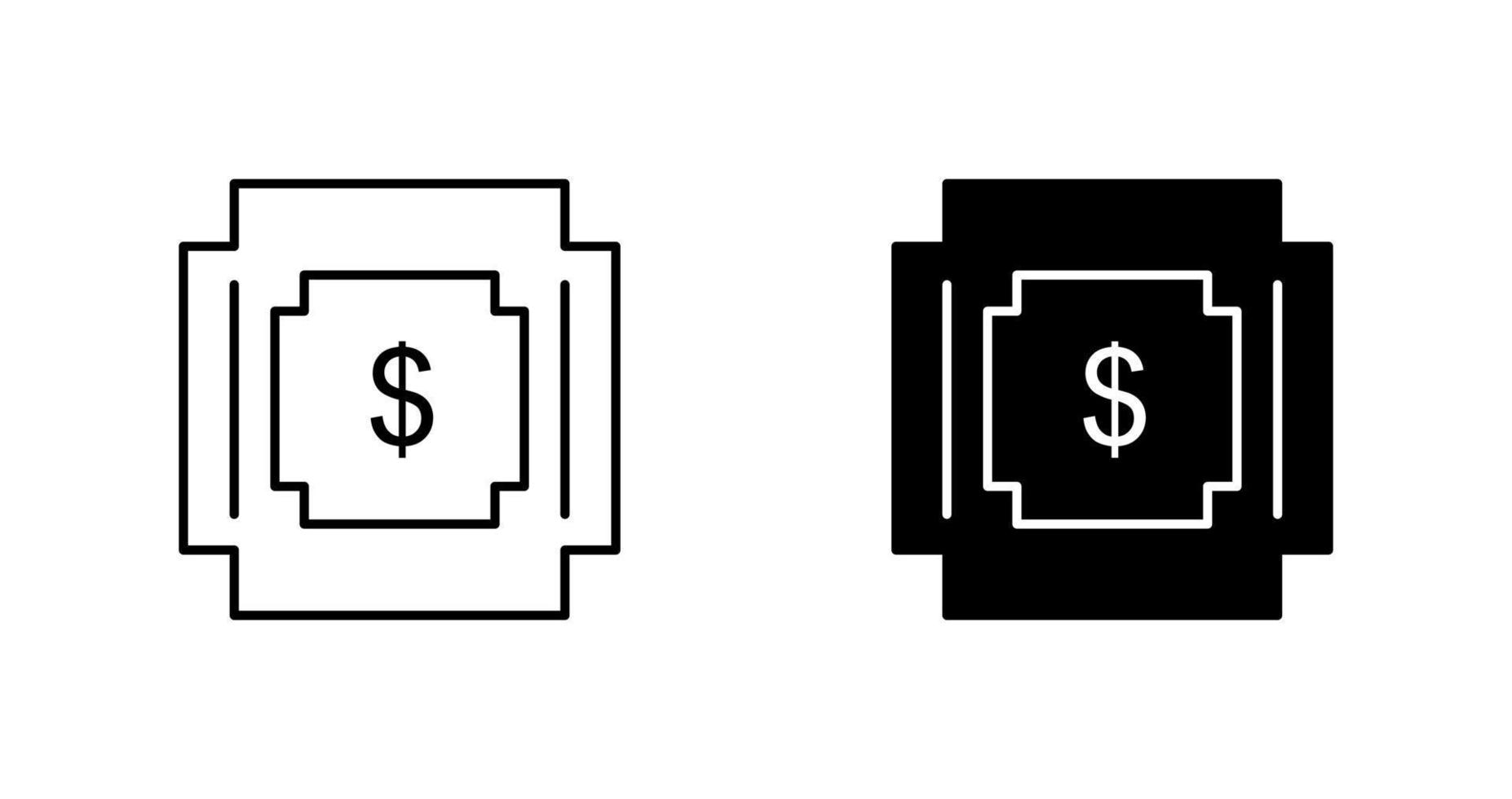 icône de vecteur symbole euro