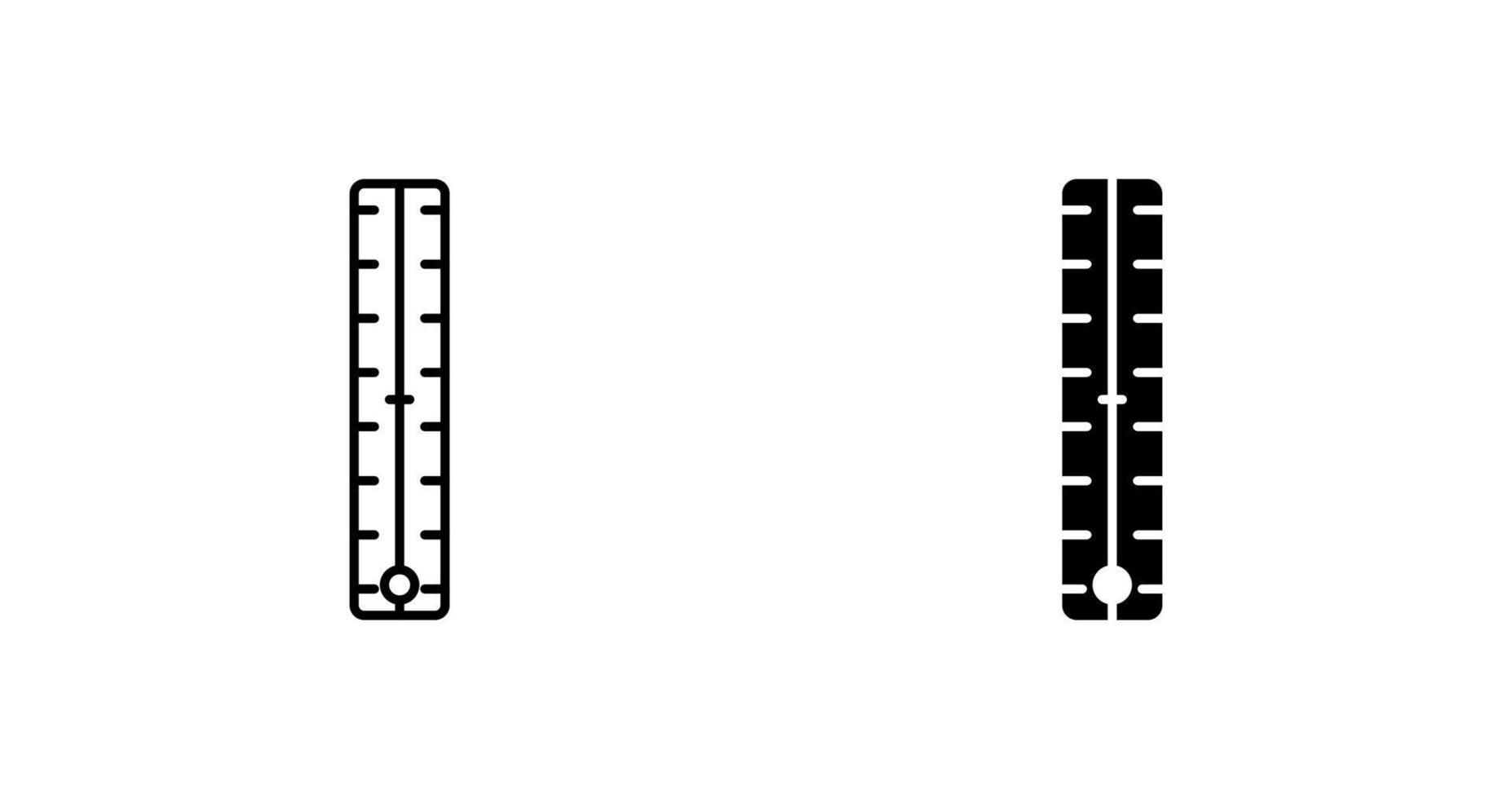 icône de vecteur de thermomètre