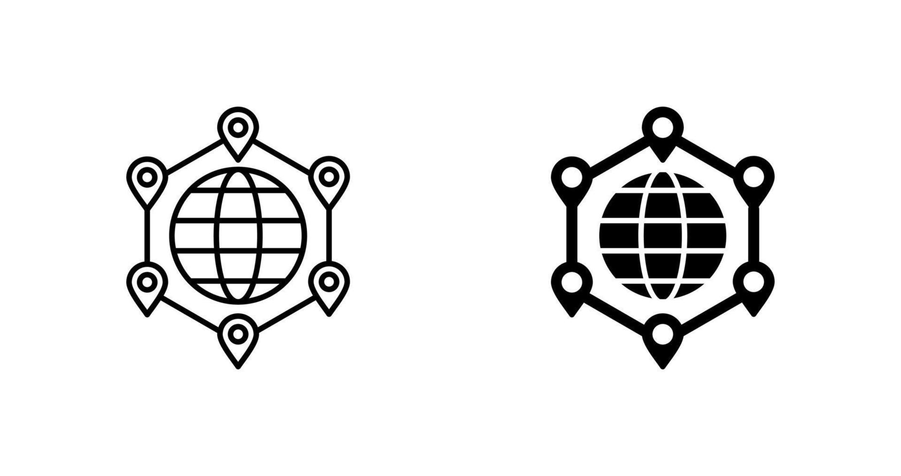 icône de vecteur mondial