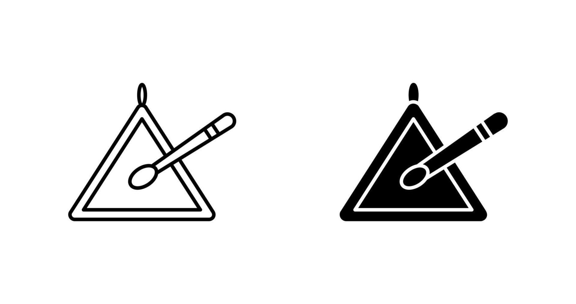 icône de vecteur de triangle