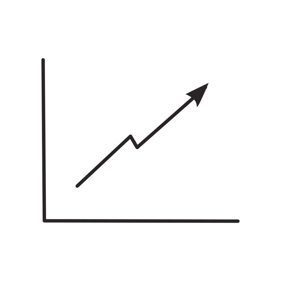 minimal croissance graphique vecteur