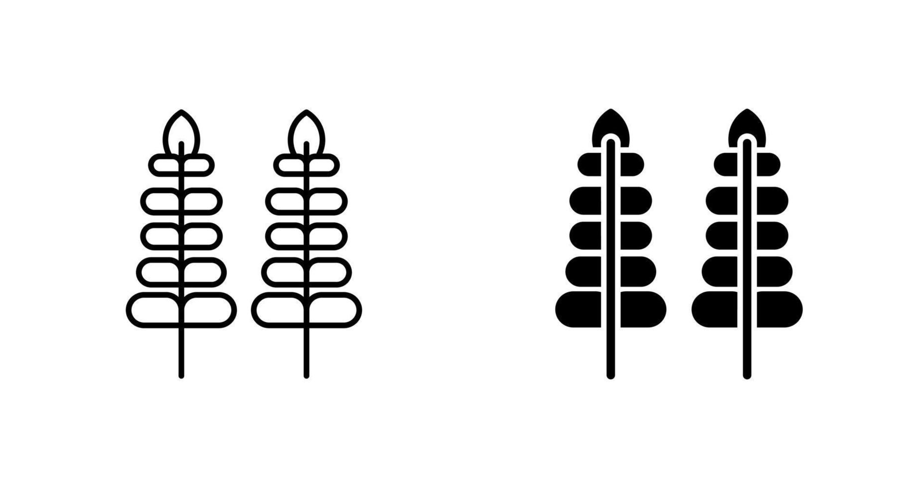 icône de vecteur de blé