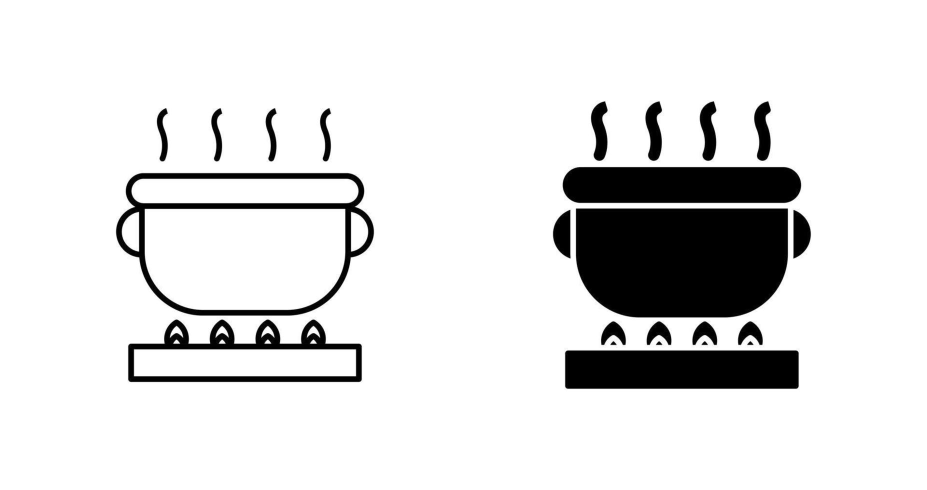 icône de vecteur de cuisson