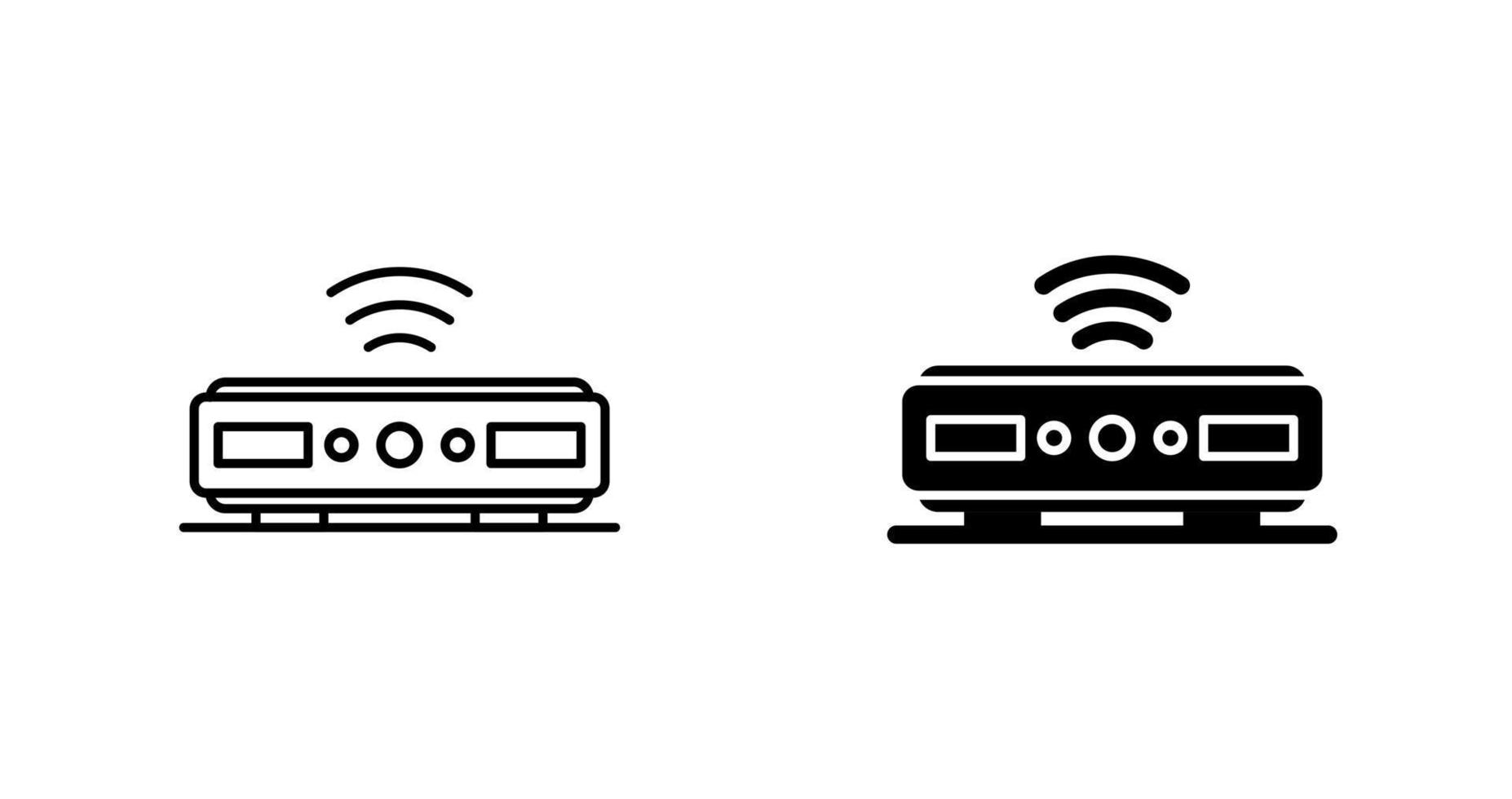 icône de vecteur de modem