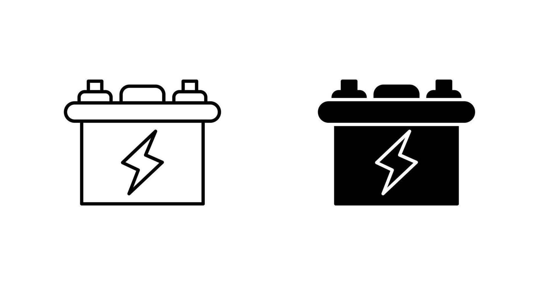 icône de vecteur de batterie