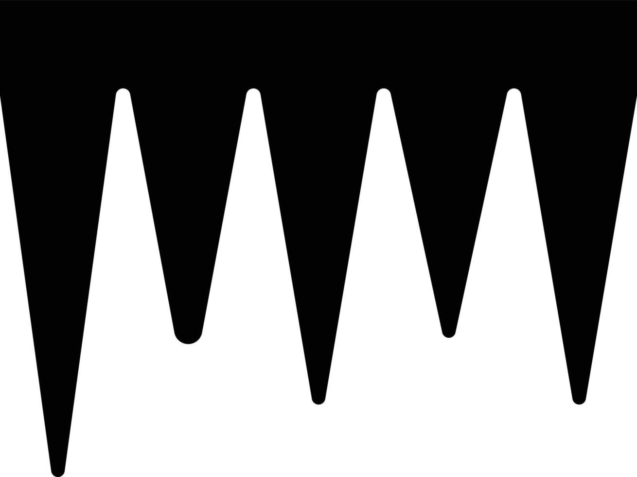 vecteur conception stalactite icône style