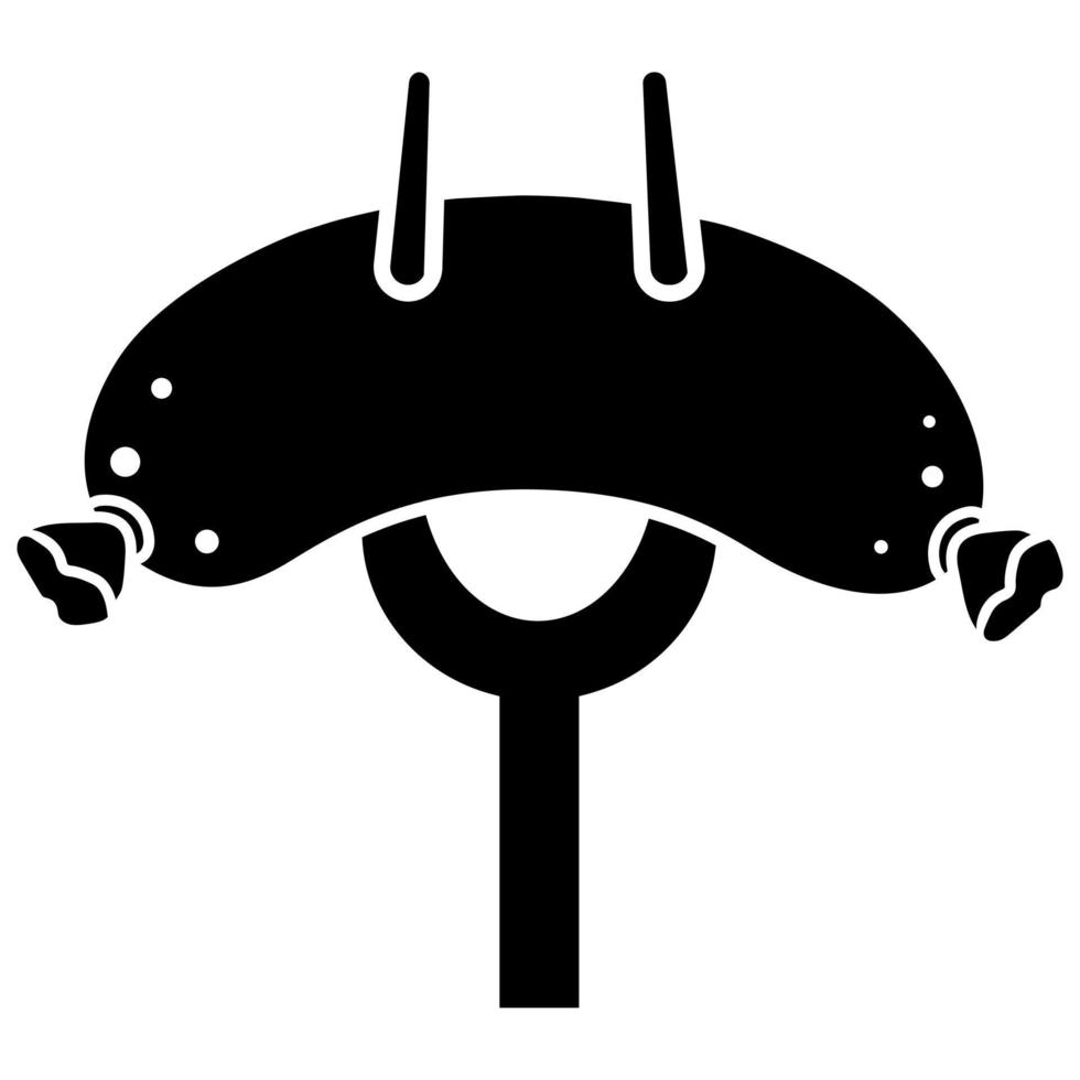 saucisses icône vecteur. Viande des produits illustration signe. un barbecue symbole ou logo. vecteur
