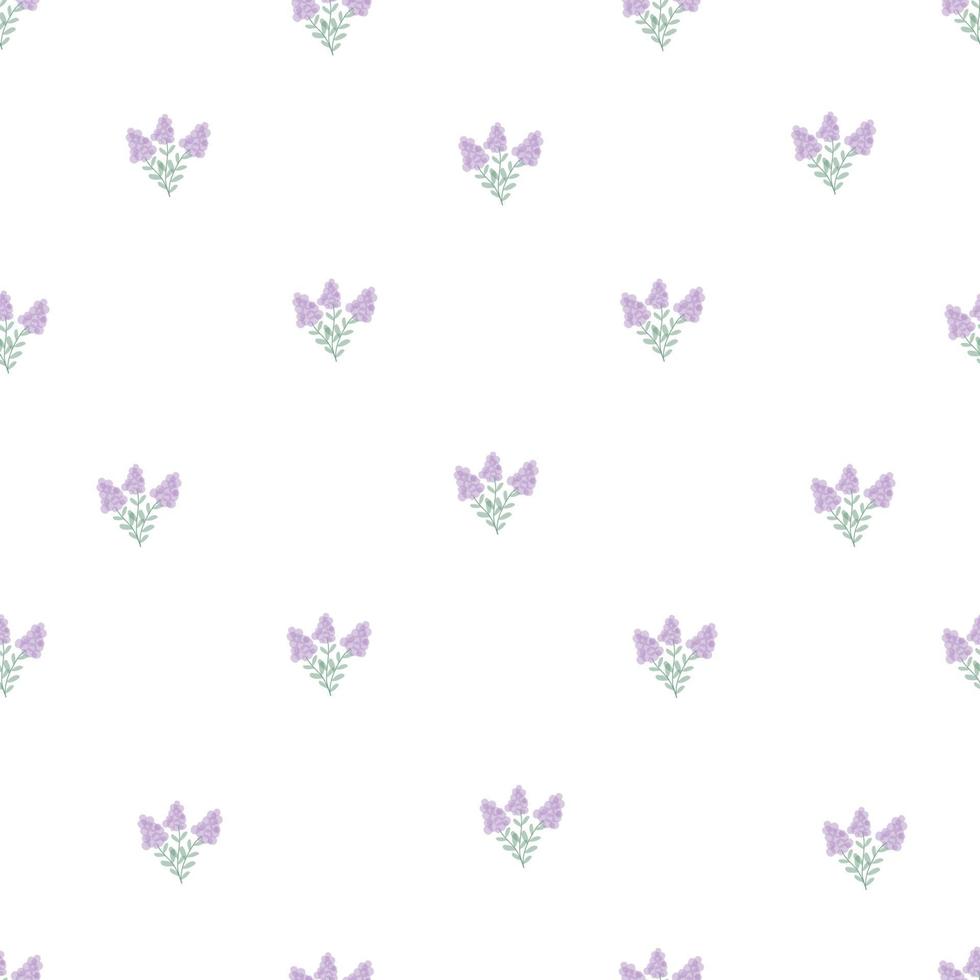 joli motif floral simple dans la petite fleur. texture vectorielle continue. modèle élégant pour les impressions de mode, textile, papier peint. impression avec de petites fleurs bleues. fleurs de printemps, fleurs d'été. vecteur