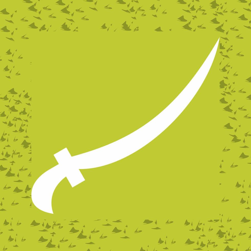 icône de vecteur d'épée arabe