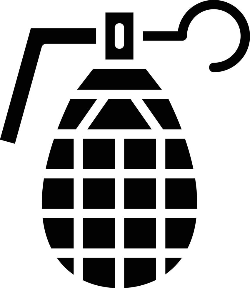 grenade vecteur icône style