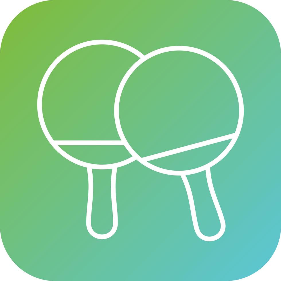 ping pong vecteur icône style