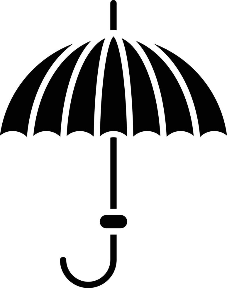 vecteur conception parapluie icône style