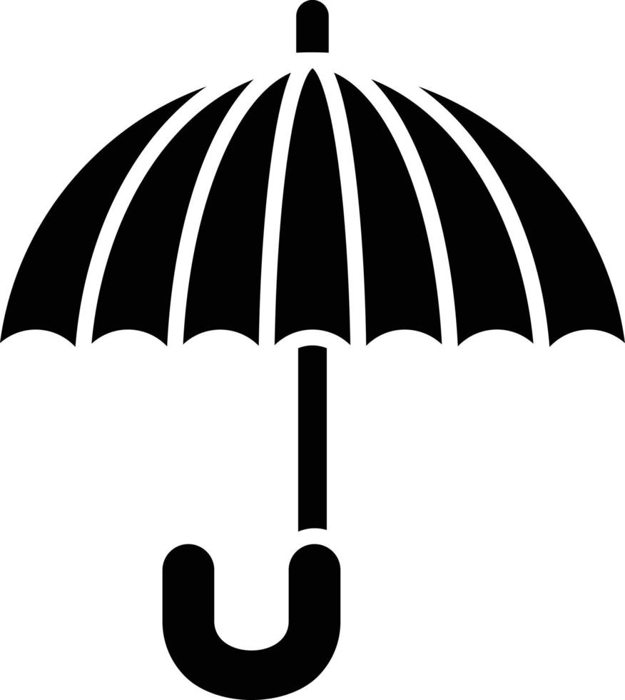 vecteur conception parapluie icône style