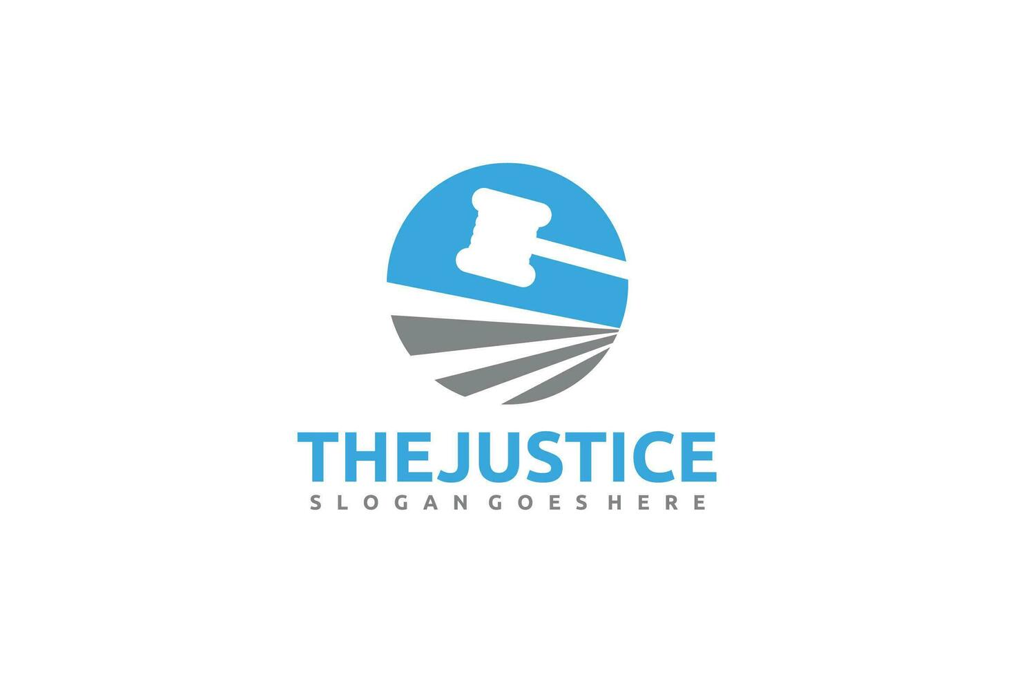 Logo du cabinet d'avocats vecteur
