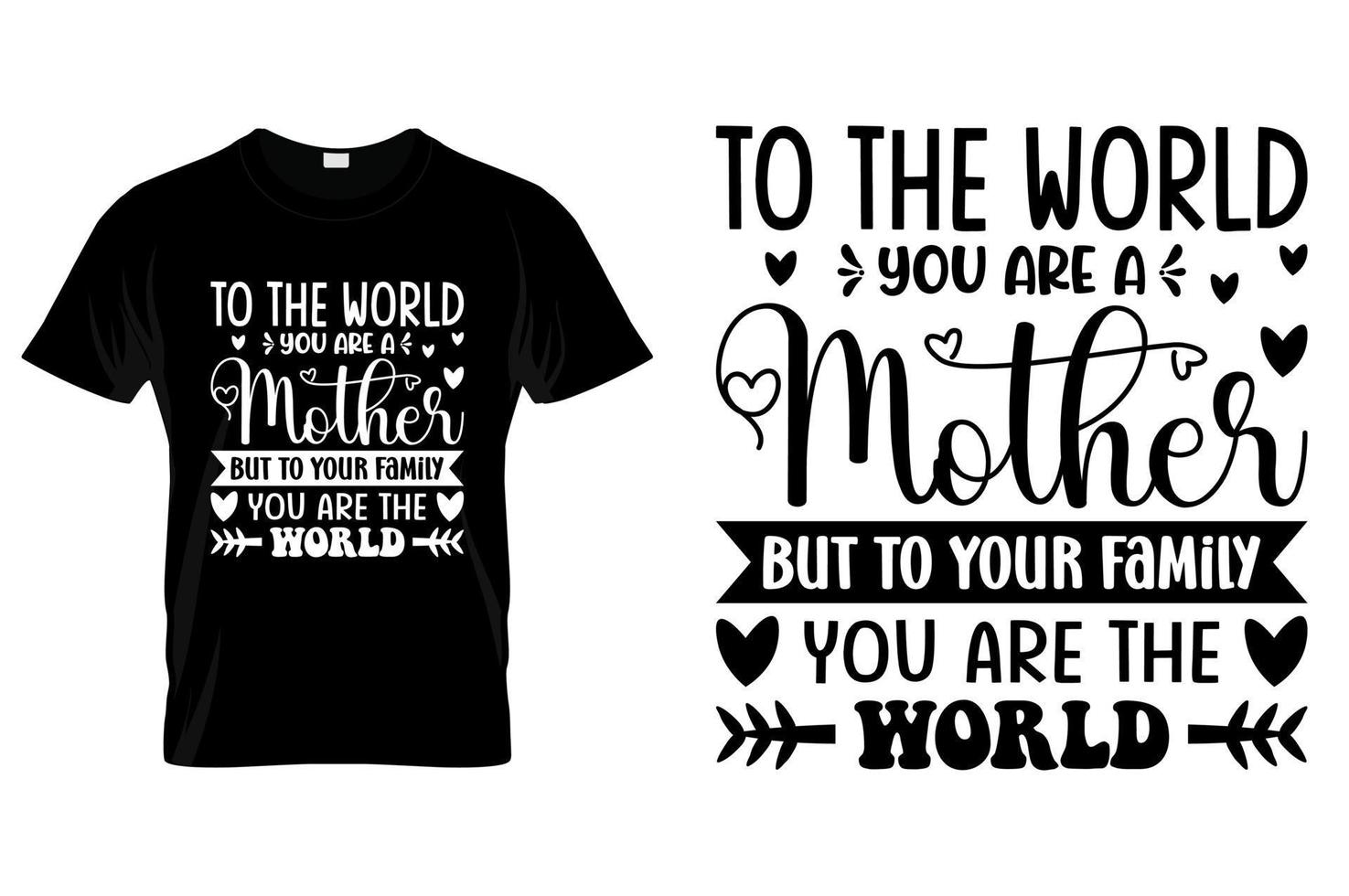 typographie mère journée T-shirt conception vecteur mère journée citations