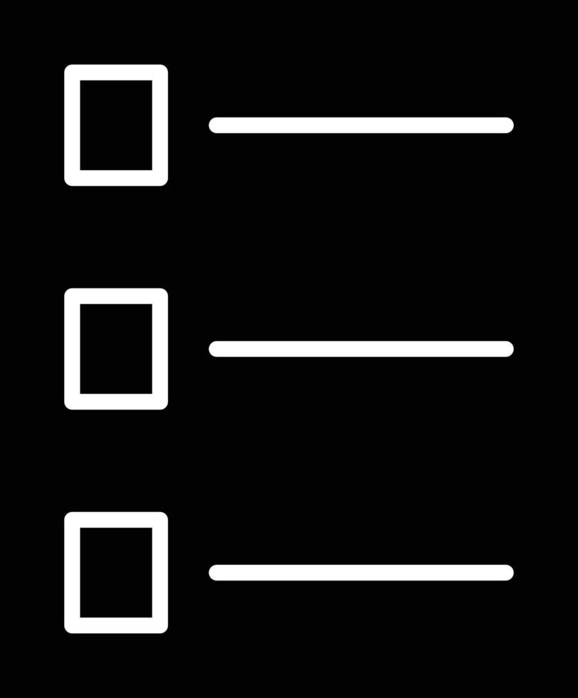 vecteur conception liste de contrôle icône style