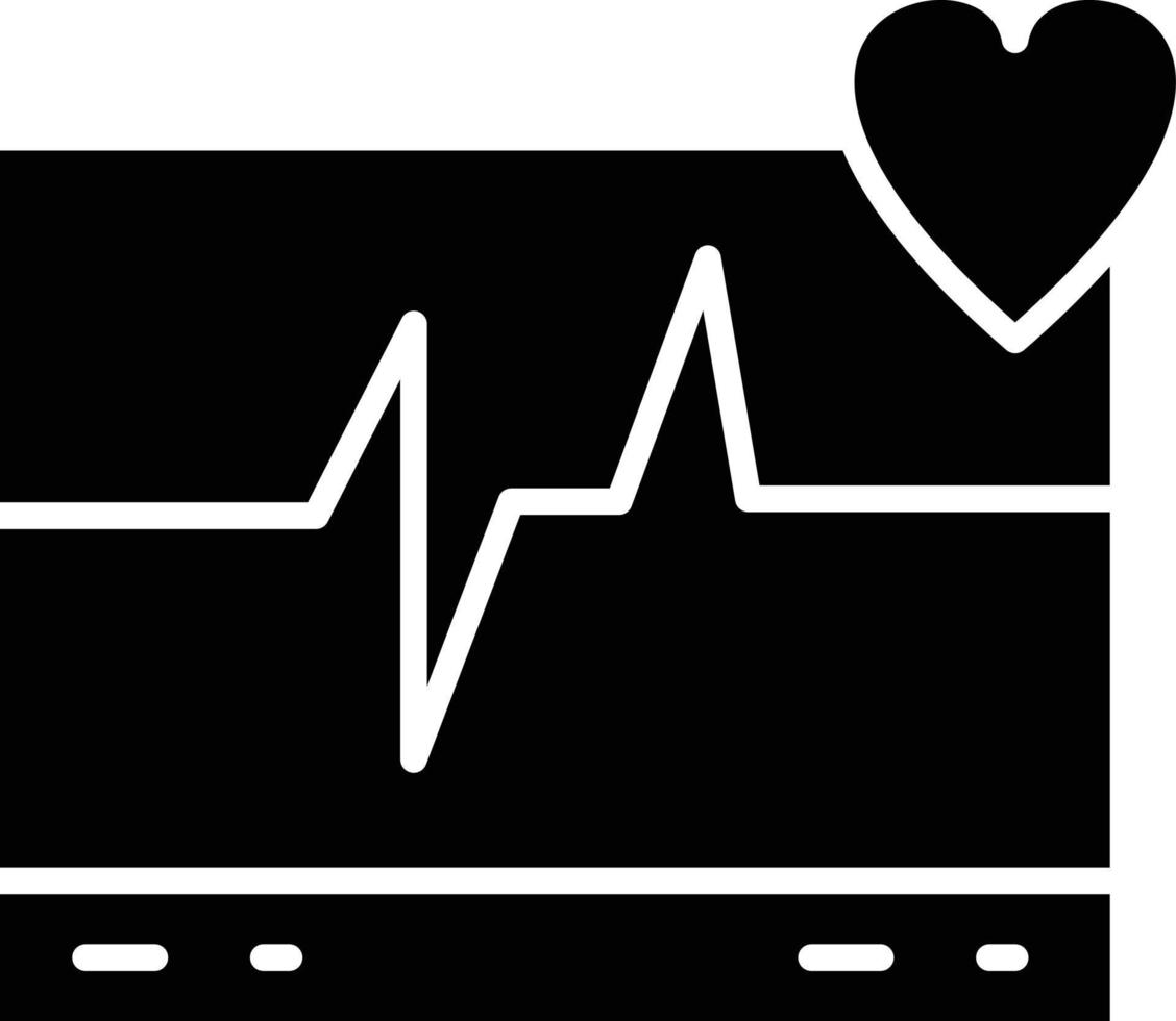 vecteur conception cardiogramme icône style