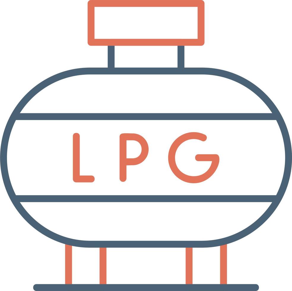 lpg vecteur icône