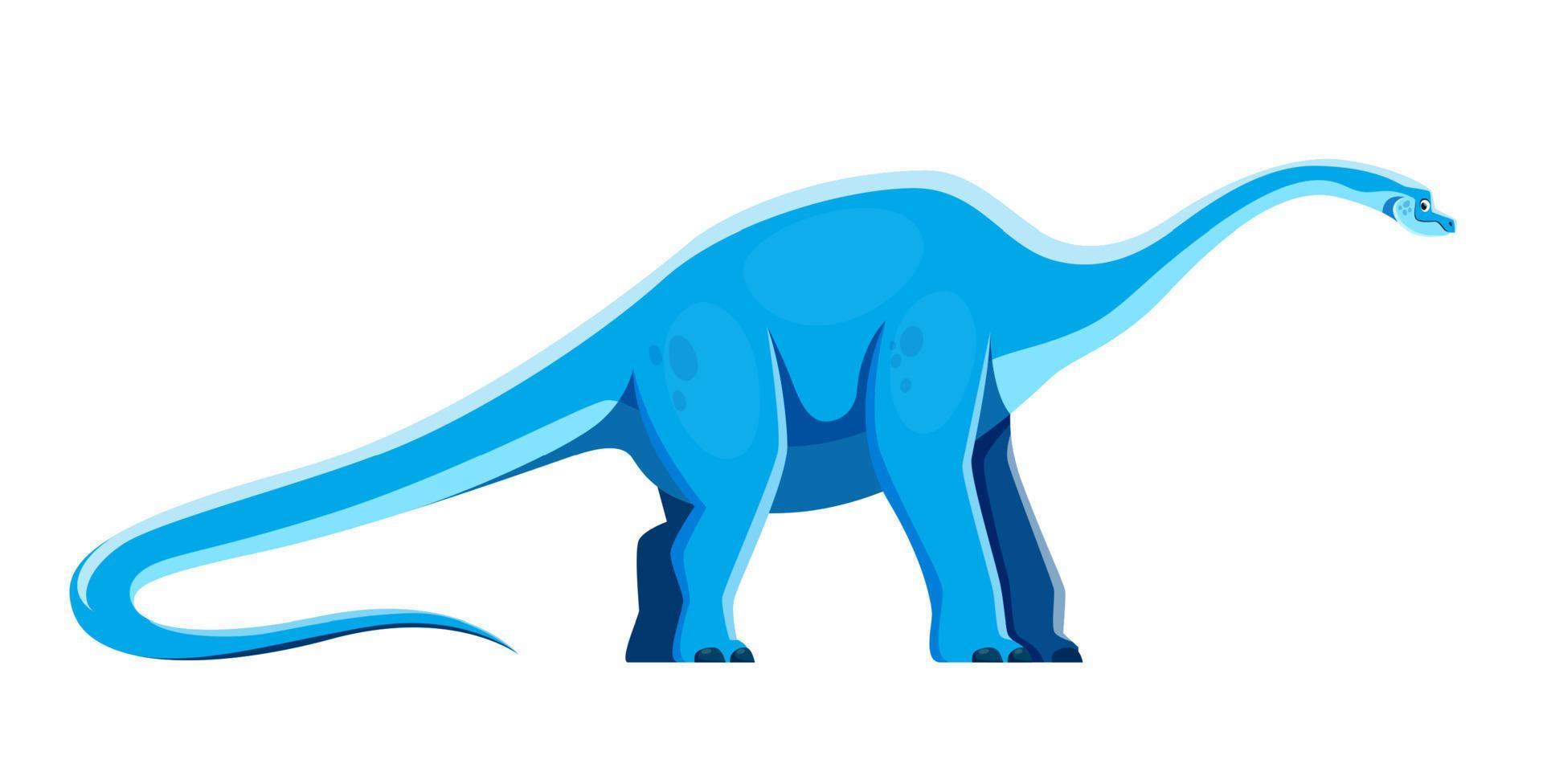 dessin animé haplocanthosaure dinosaure personnage vecteur