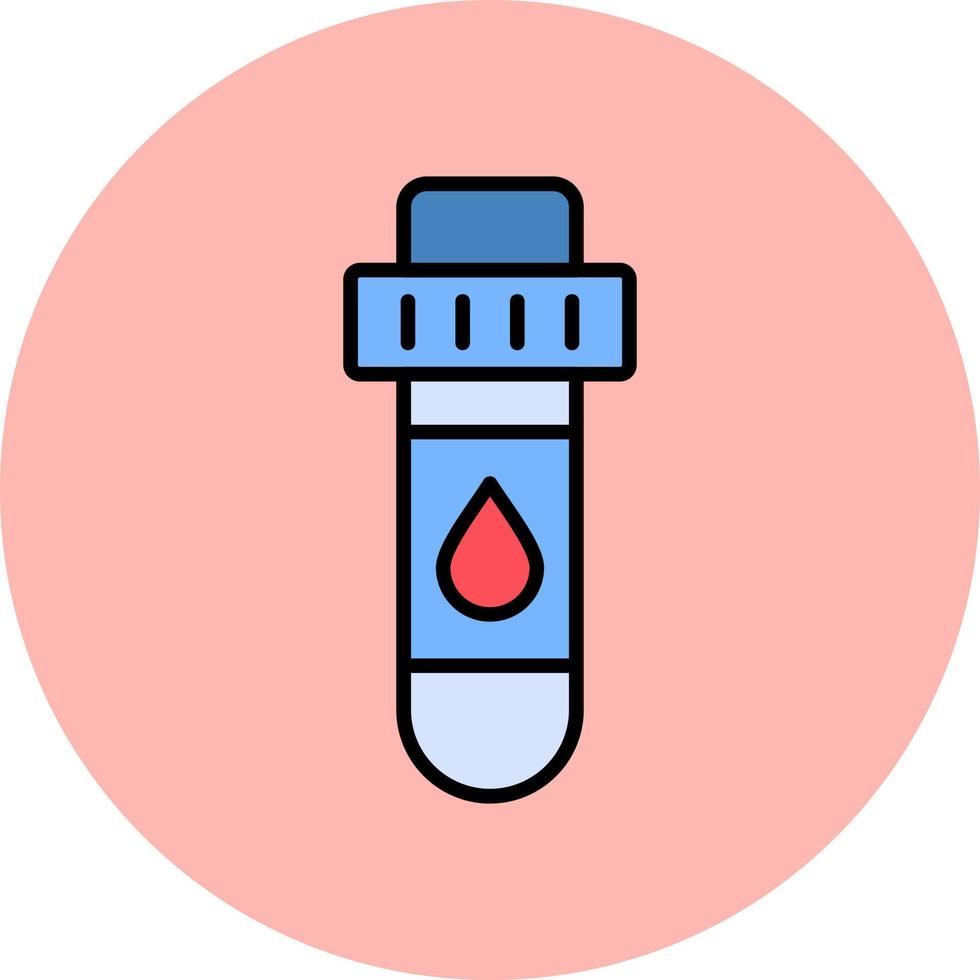 icône de vecteur de test sanguin