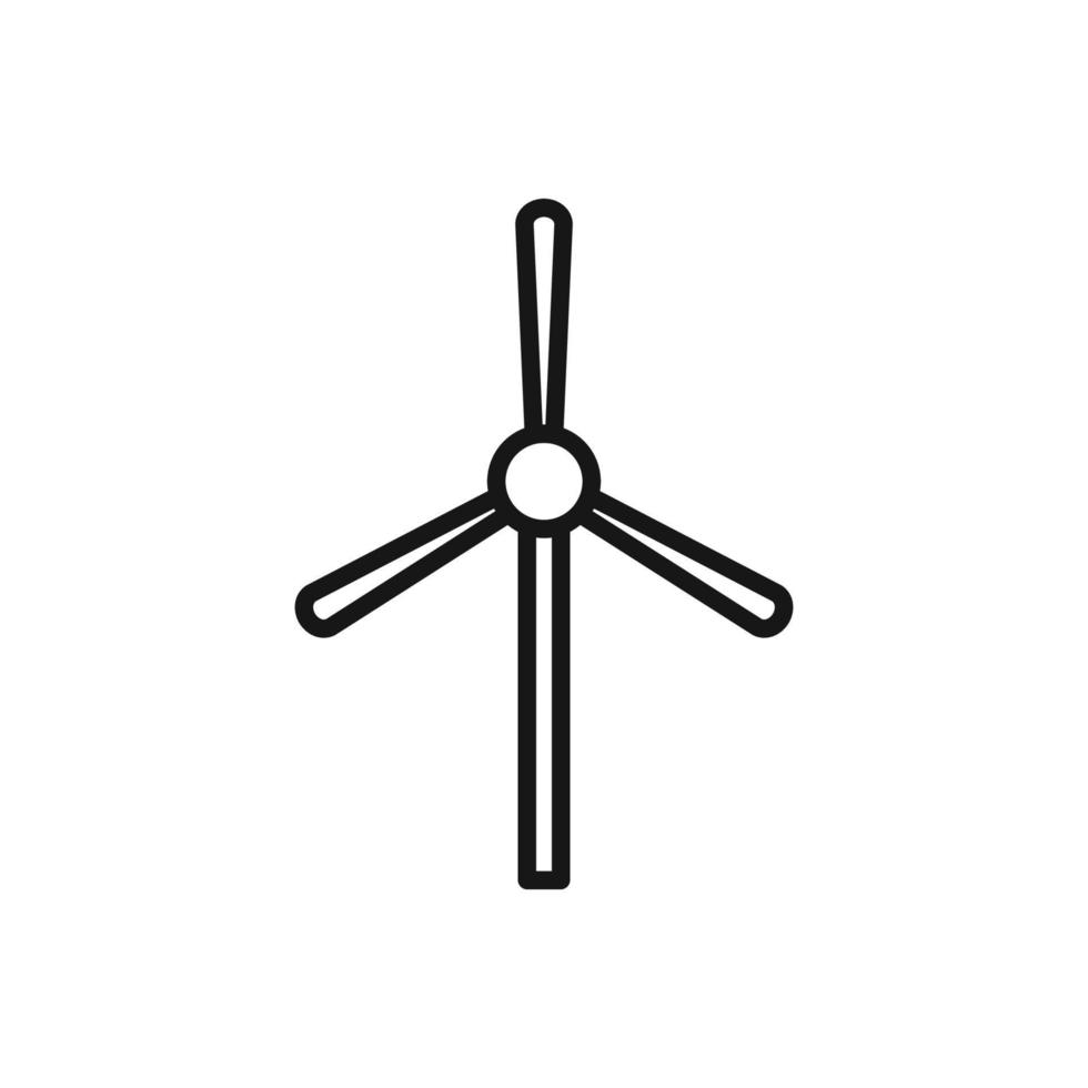 modifiable icône de Moulin à vent, vecteur illustration isolé sur blanc Contexte. en utilisant pour présentation, site Internet ou mobile app
