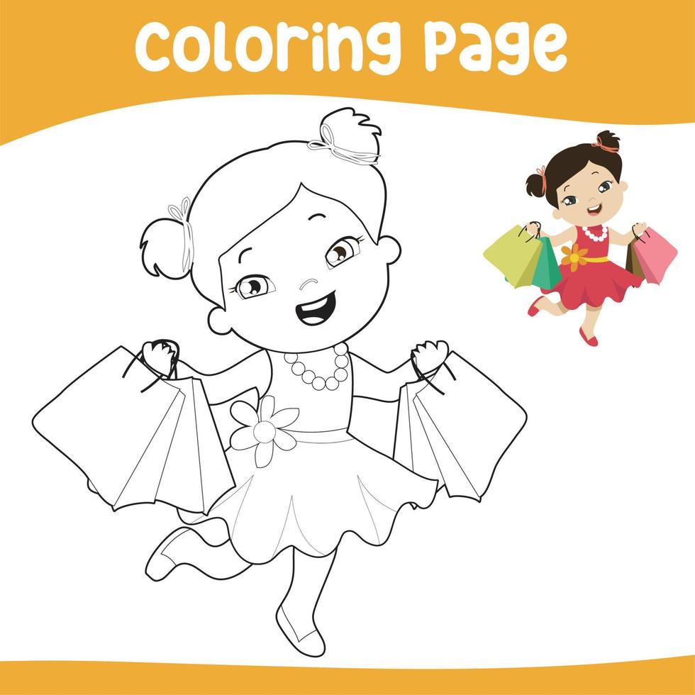 coloration page. en avant juillet activité feuille. coloration activité pour enfant. vecteur fichier