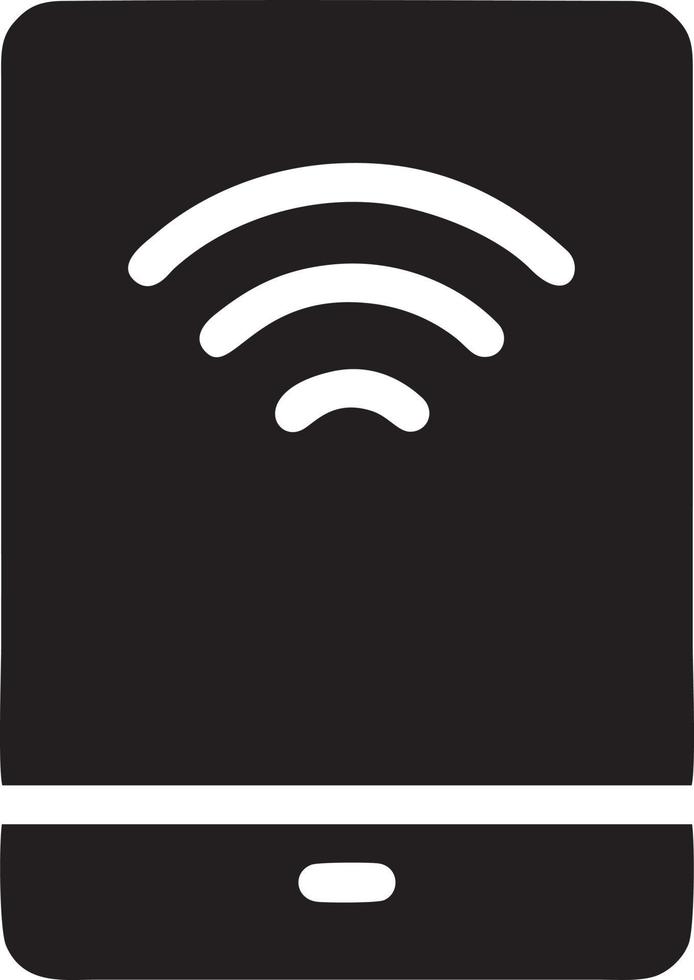 signal la communication information lien sans fil icône symbole vecteur image, illustration de le réseau Wifi dans noir image. eps dix