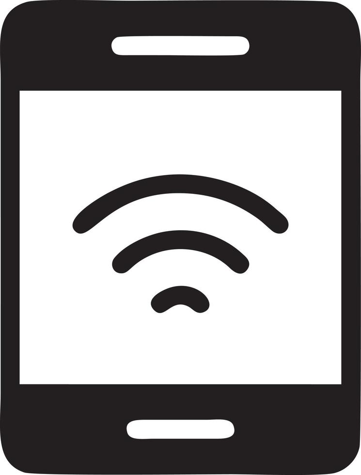 signal la communication information lien sans fil icône symbole vecteur image, illustration de le réseau Wifi dans noir image. eps dix