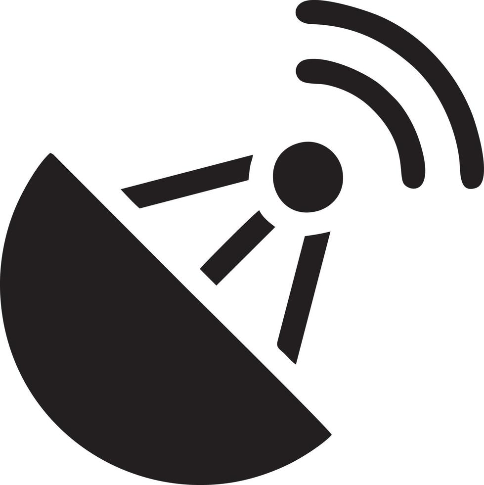 signal la communication information lien sans fil icône symbole vecteur image, illustration de le réseau Wifi dans noir image. eps dix