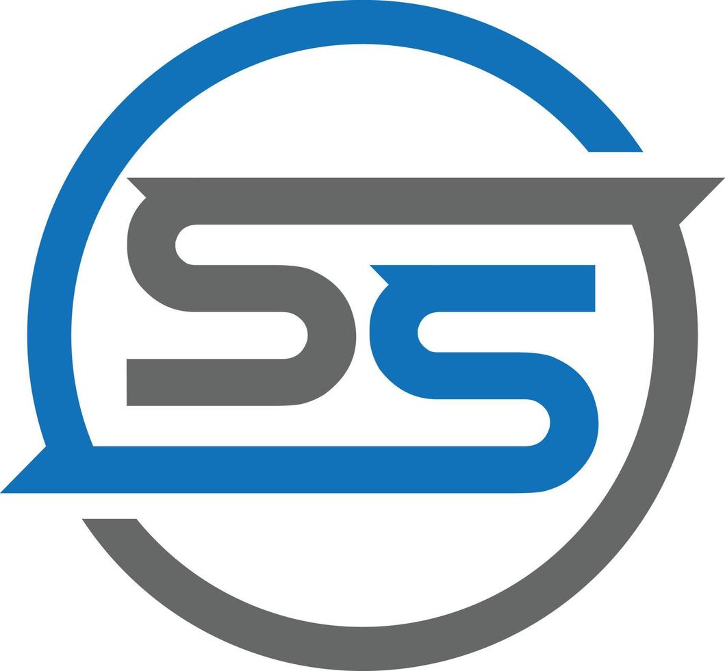 Créatif ss logo vecteur