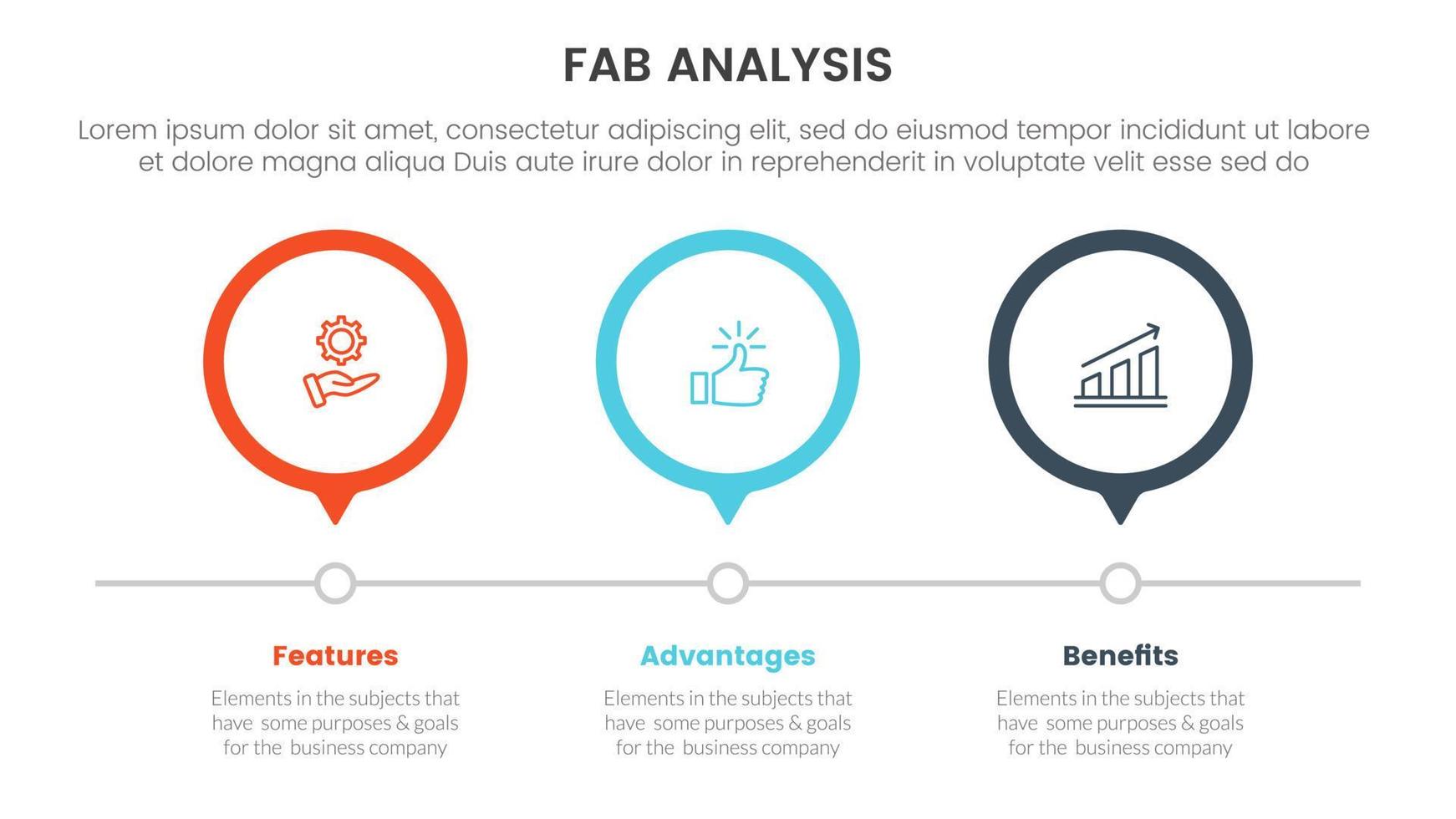 fabuleux affaires modèle Ventes commercialisation cadre infographie 3 point étape modèle avec 3 cercle chronologie droite direction concept pour faire glisser présentation vecteur