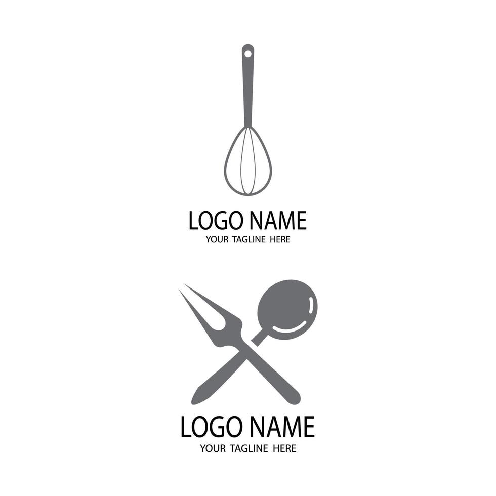 cuisine icône outils de cuisine vector design plat