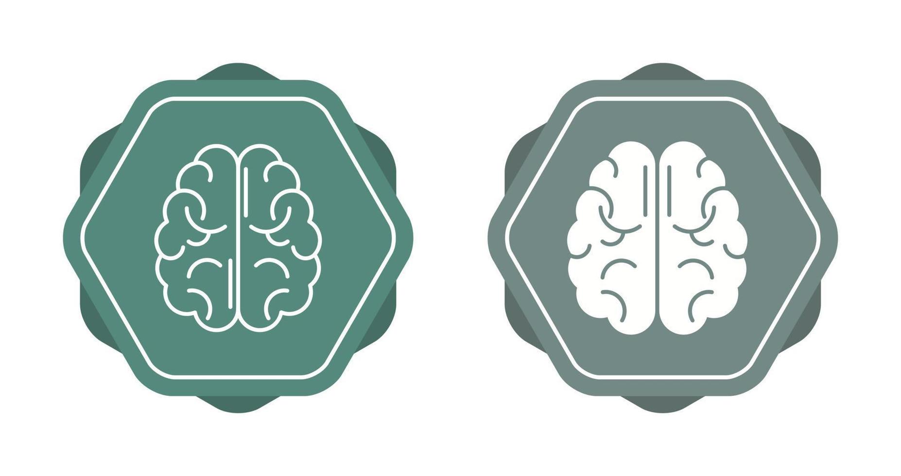 icône de vecteur de cerveau