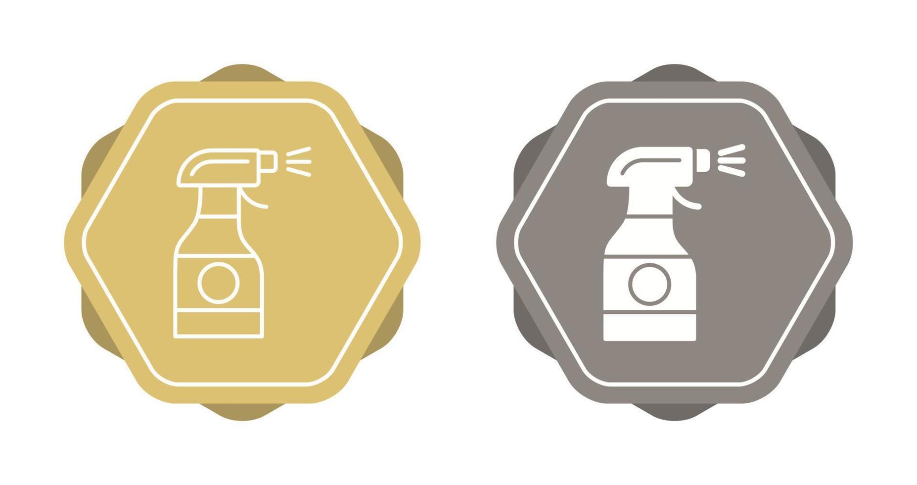 icône de vecteur de pulvérisation de nettoyage
