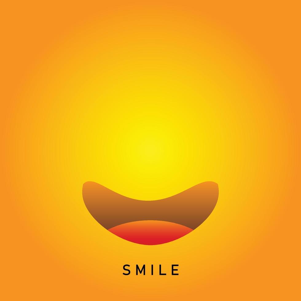 conception de modèle de sourire icône logo vector