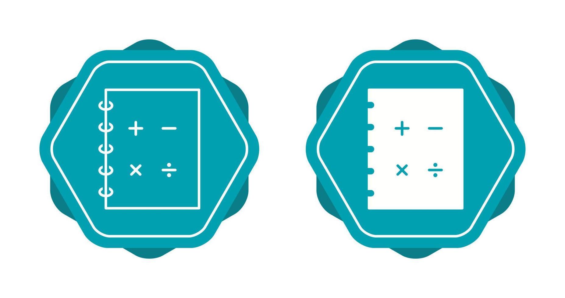 icône de vecteur de mathématiques