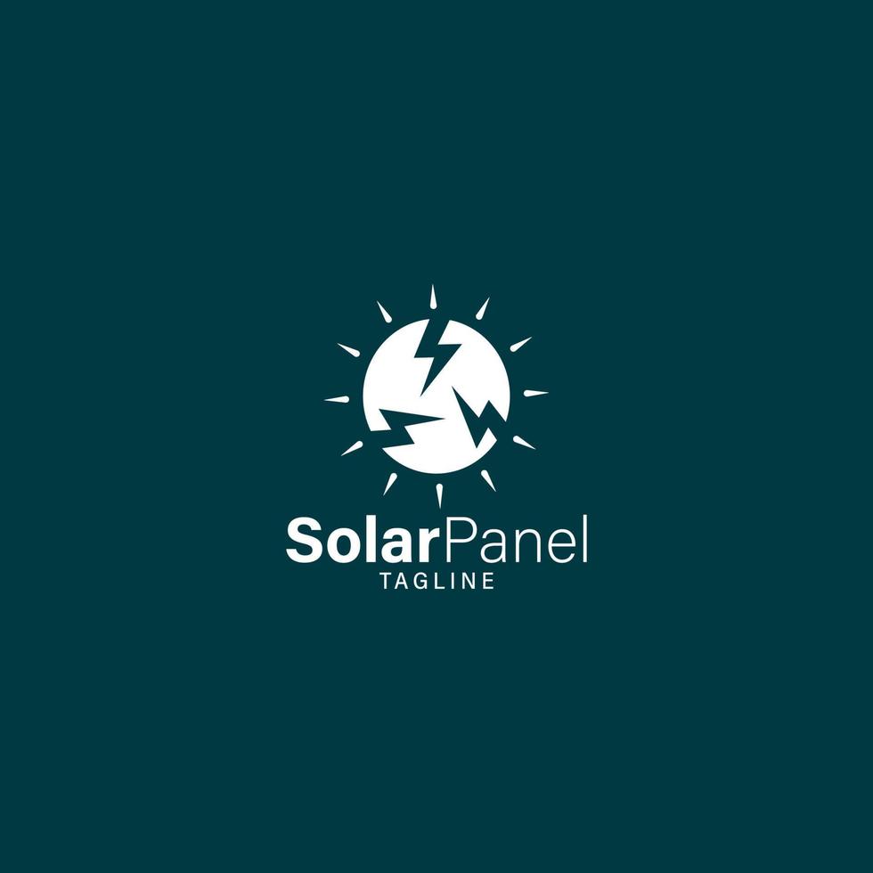 solaire panneau entreprise identité logo Facile moderne vecteur